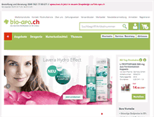 Tablet Screenshot of bio-apo.ch